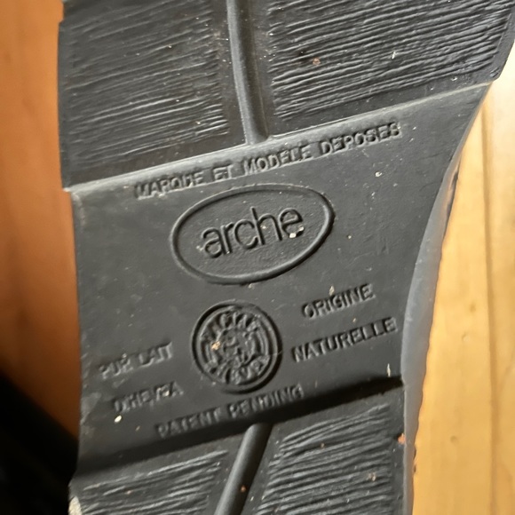 Arche men’s black shoes size 9.5 - Picture 2 of 6